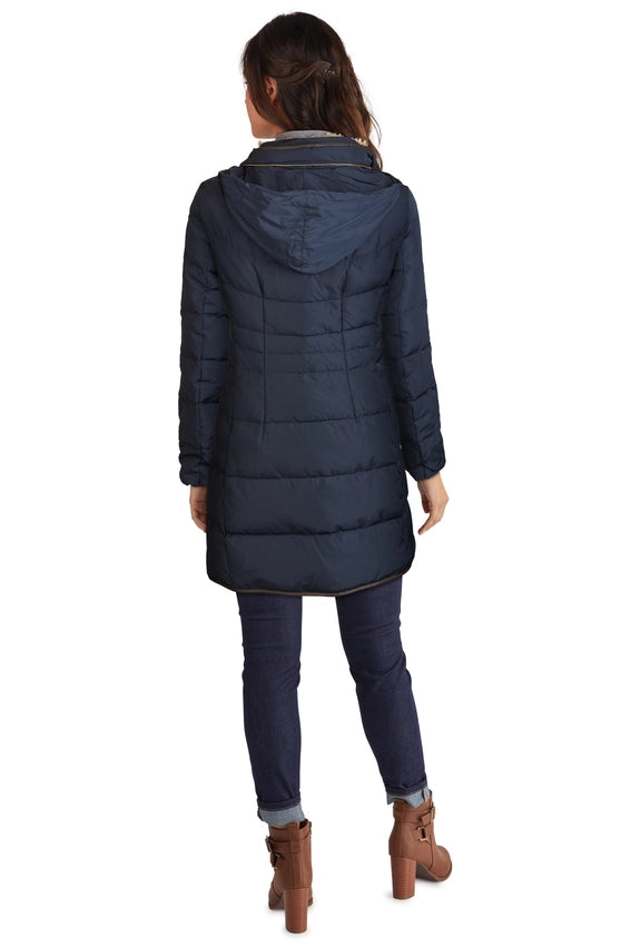 Cole Haan Down Coat Navy-Coat-Cole Haan-XS-Urbanheer