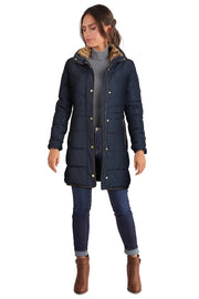 Cole Haan Down Coat Navy-Coat-Cole Haan-XS-Urbanheer