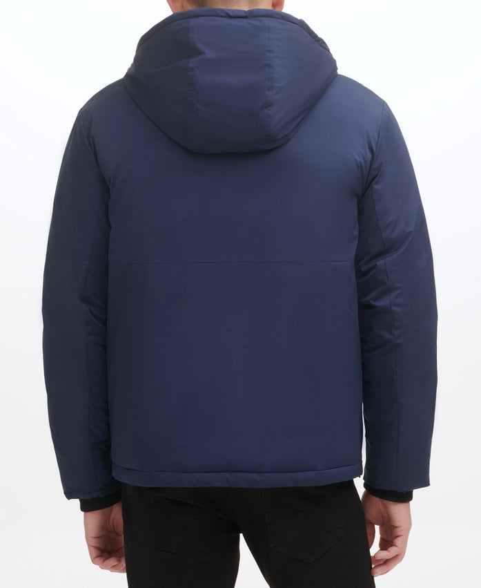 Cole Haan Hooded Fully Lined Windbreaker INDIAN INK-Windbreaker-Cole Haan-S-INDIAN INK-Urbanheer