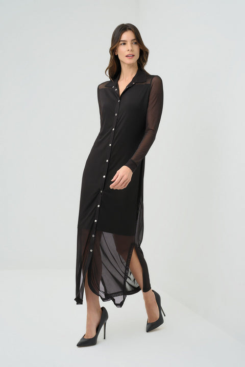 Colette Mesh Overlay Dress