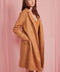 Collared Faux Suede Woven Midi Jacket Brown-Jacket-KIWI-S-Brown-Urbanheer
