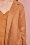 Collared Faux Suede Woven Midi Jacket Brown-Jacket-KIWI-S-Brown-Urbanheer