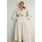 Collared Long Ruffle Sleeve Dress-Dress-Mulla-S-CREAM-Urbanheer