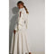 Collared Long Ruffle Sleeve Dress-Dress-Mulla-S-CREAM-Urbanheer