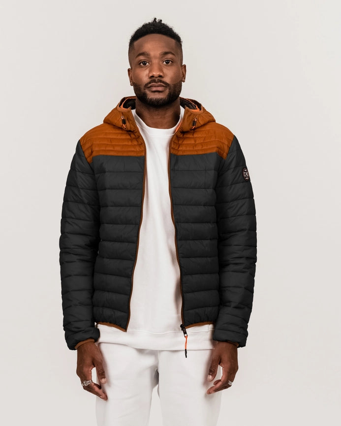 Color Block Ultralight Jacket-Jacket-Point Zero-S-Black/wheat-Urbanheer