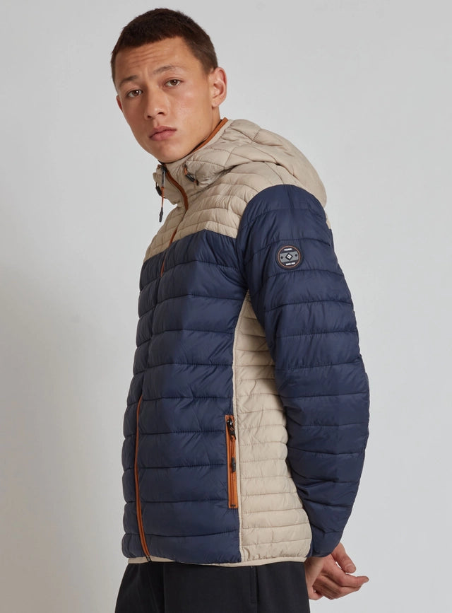 Color Block Ultralight Jacket-Jacket-Point Zero-S-Wheat-Urbanheer