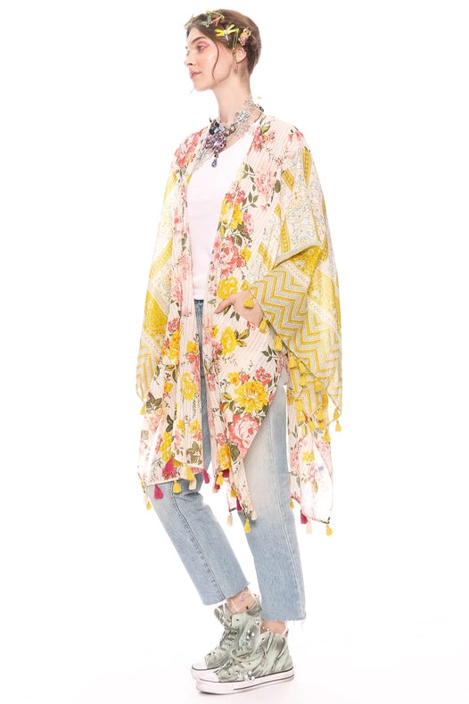 Color Story Kimono-Kimono-Aratta-OS-Mustard Floral-Urbanheer