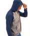 Colorblock Raglan Triblend Hoodie