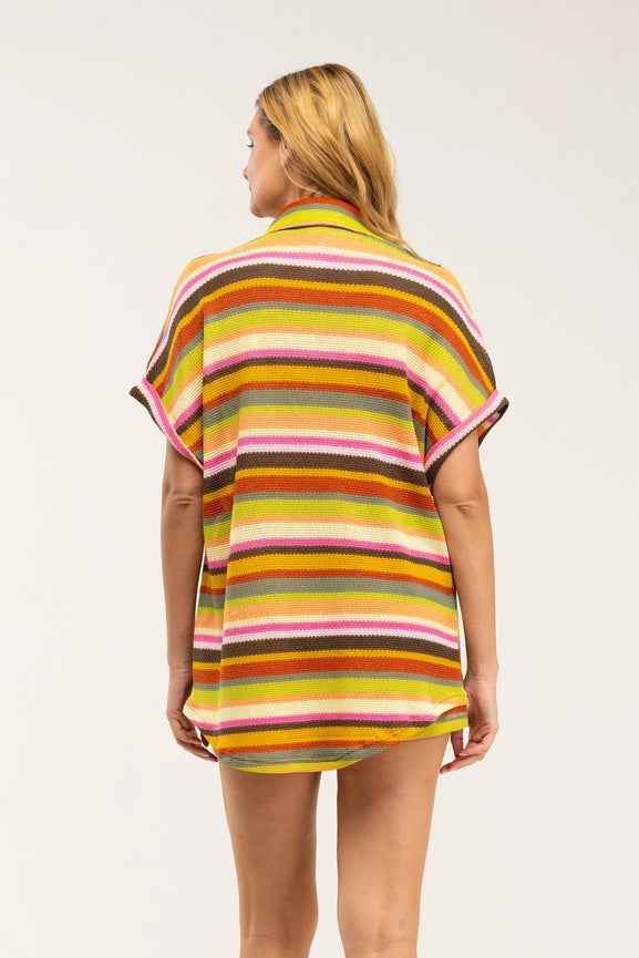 Colored Striped Knitted Set-Set-Tantra-M-MULTI-Urbanheer