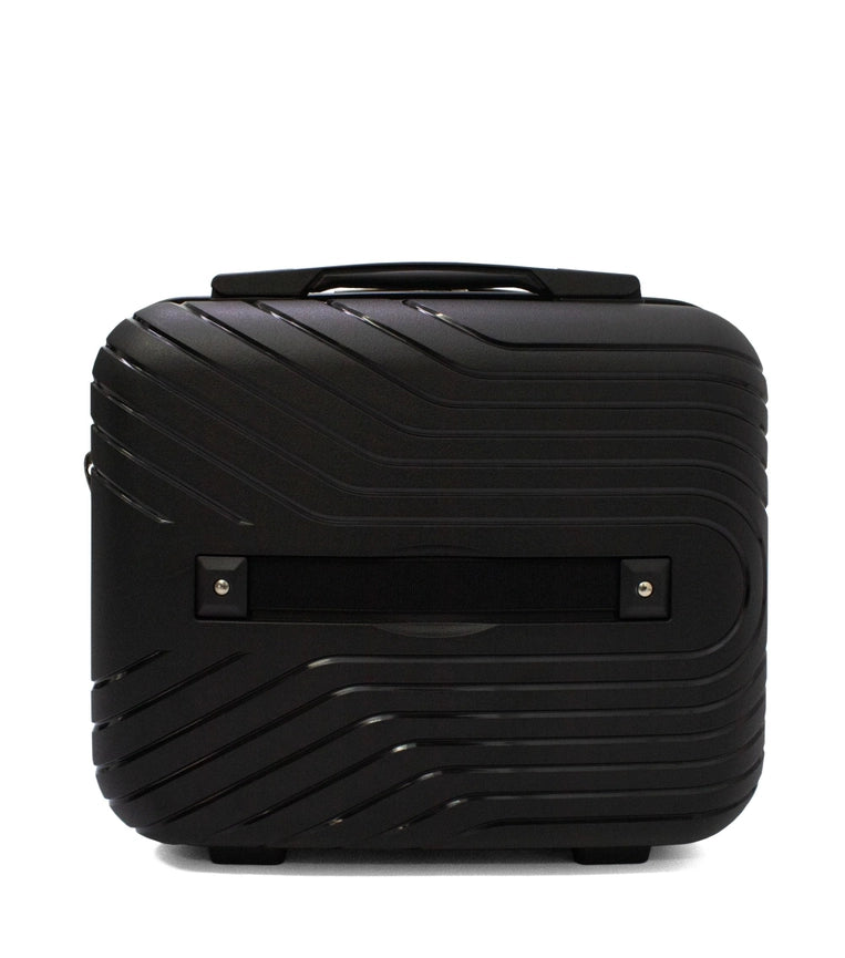 Colorful Hardside Toiletry Tote (15") Black-Bag-Cavalinho Canada & USA-15 inch-Black-Urbanheer