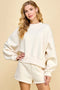 Comfort Dropped Shoulder Sweatshirt - Cream