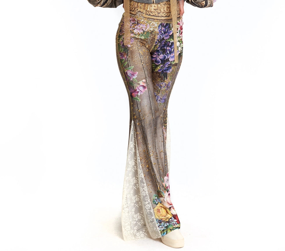 Comfort Pants - Fortune in Flowerland-Pants-IPNG Design-S/M-Urbanheer