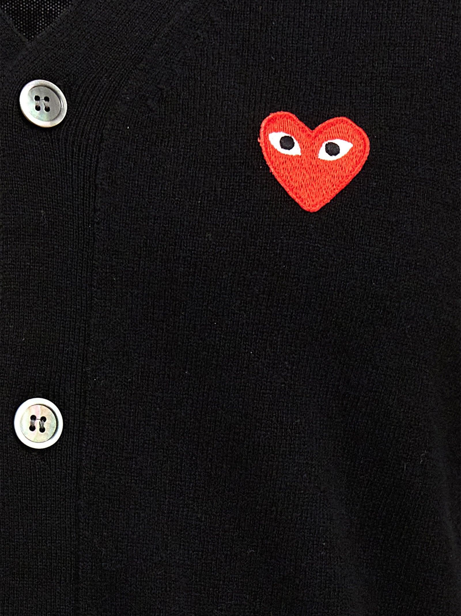 Comme Des GarÇons Play Heart Cardigan