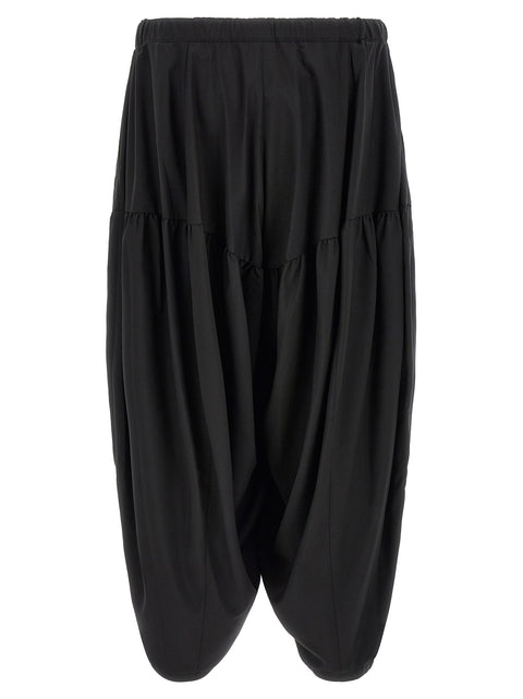Comme Des Garcons Black Barrel Leg Pants