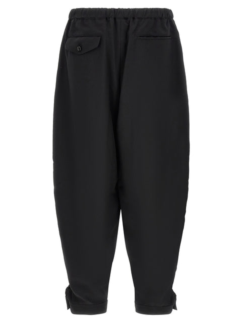 Comme Des Garcons Black Barrel Leg Pants
