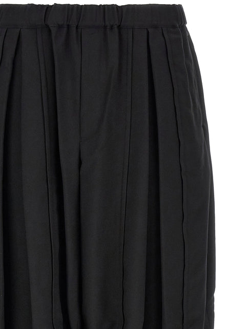 Comme Des Garcons Black Barrel Leg Pants