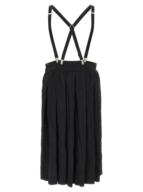 Comme Des Garcons Black Suspender Skirt