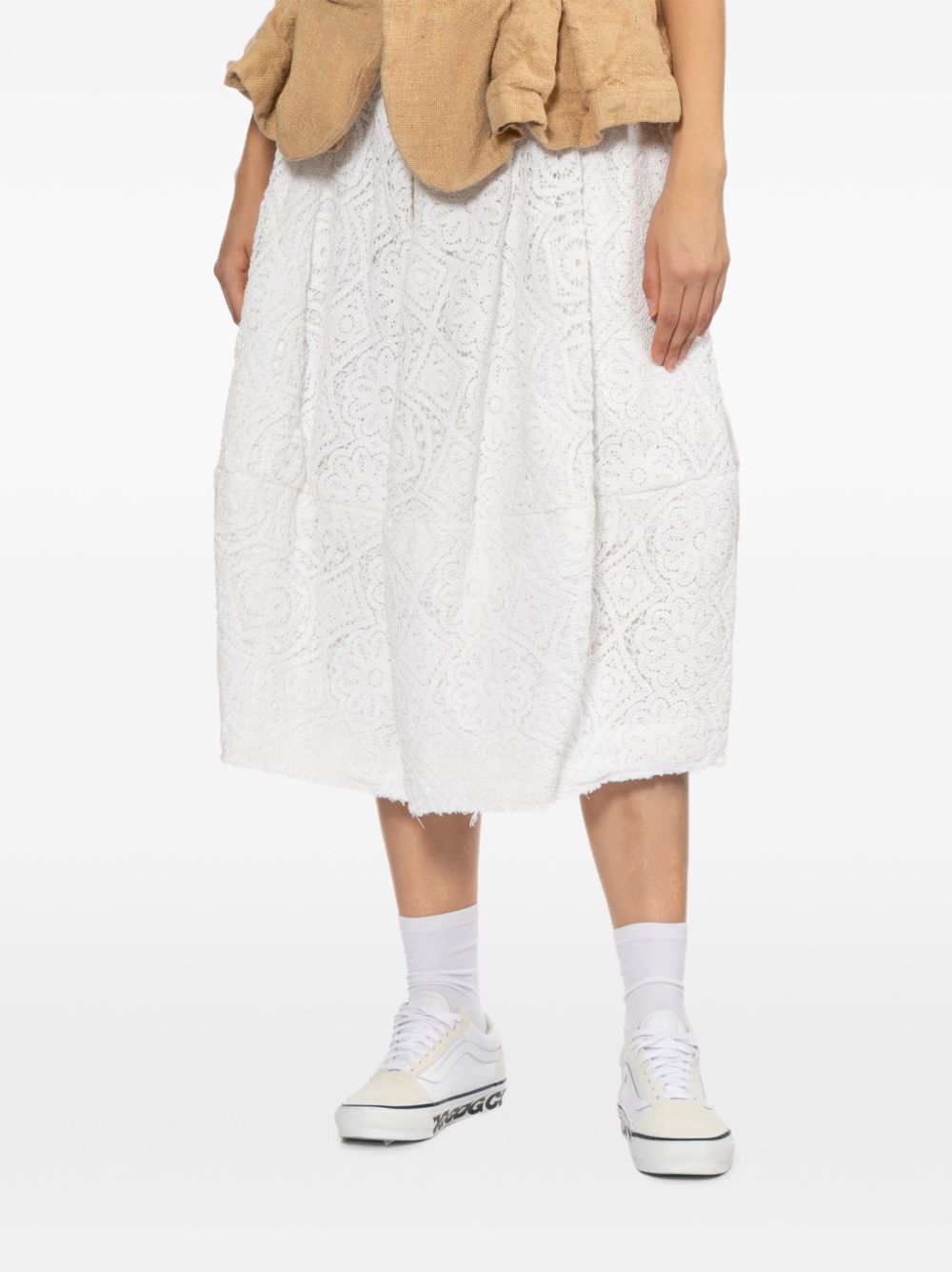 Comme Des Garcons Comme Des GarÃ§ons Cotton midi skirt