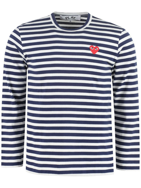 Comme Des Garcons Comme Des GarÃ§ons Striped cotton t-shirt