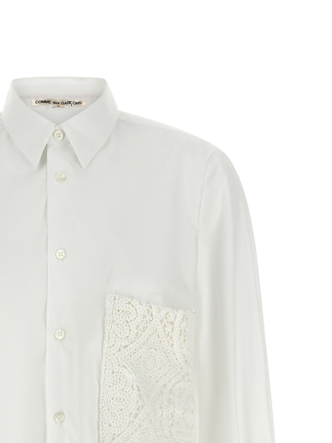 Comme Des Garcons Crochet Pocket Shirt