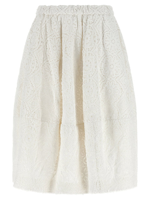 Comme Des Garcons Macramé Skirt