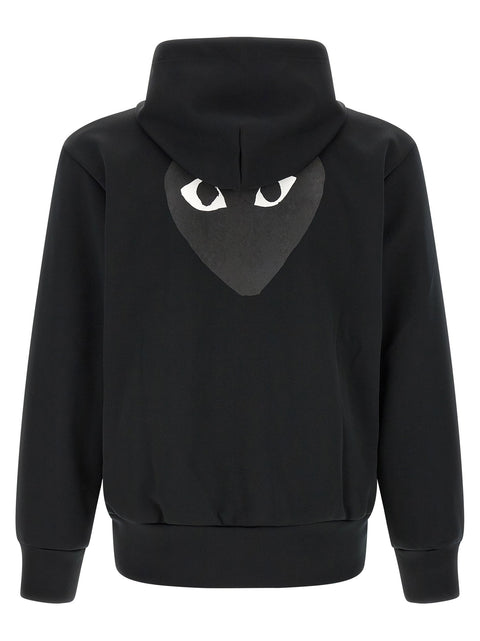 Comme Des Garçons Play Heart Patch Hoodie