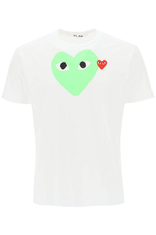 Comme des garcons play heart print t-shirt-men > clothing > t-shirts and sweatshirts > t-shirts-Comme Des Garcons Play-Urbanheer