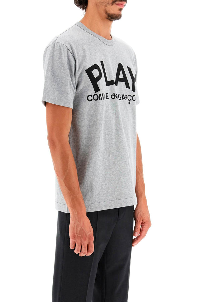 Comme des garcons play t-shirt with play print-men > clothing > t-shirts and sweatshirts > t-shirts-Comme Des Garcons Play-Urbanheer
