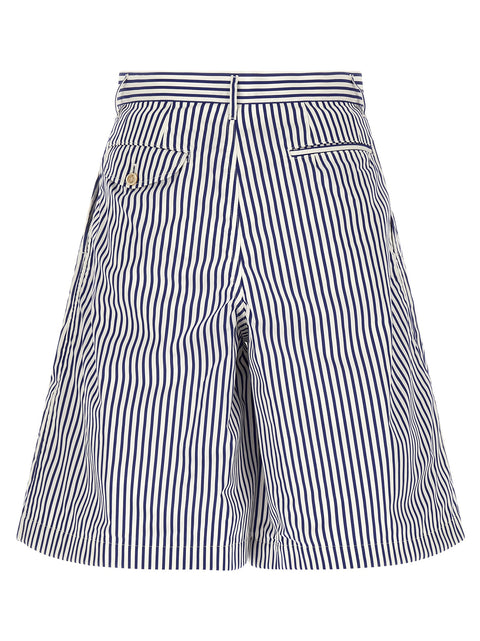 Comme Des Garcons Shirt Cotton Bermuda Shorts