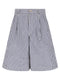 Comme Des Garcons Shirt Cotton Bermuda Shorts