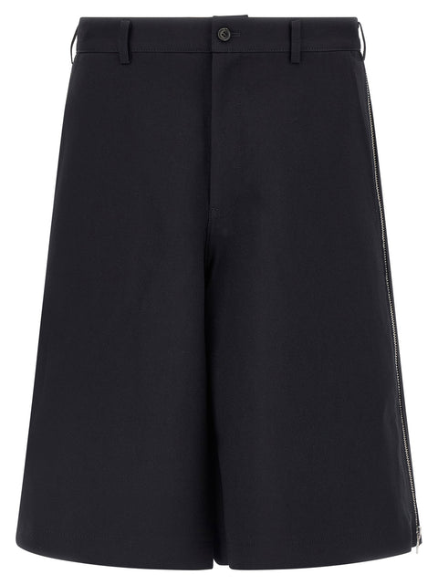 Comme Des Garcons Shirt Zip Bermuda Shorts