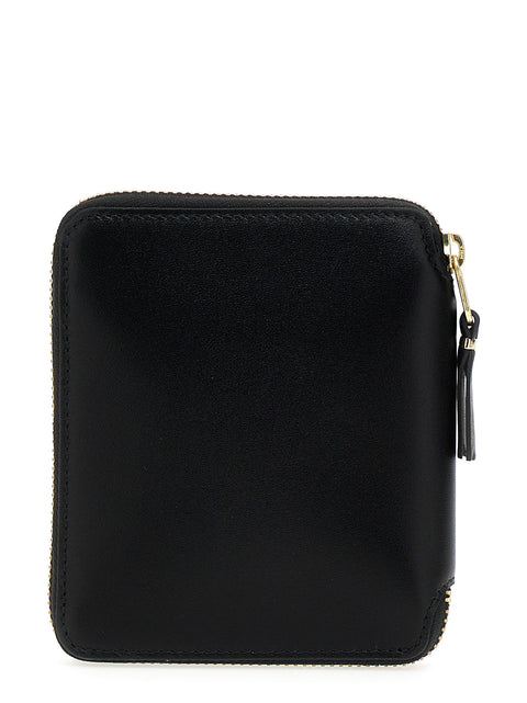 Comme Des Garcons Wallet Check Print Wallet