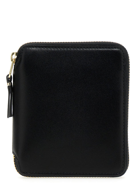 Comme Des Garcons Wallet Check Print Wallet
