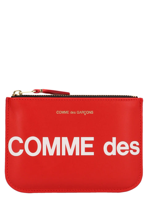 Comme Des Garcons Wallet Huge Logo Purse