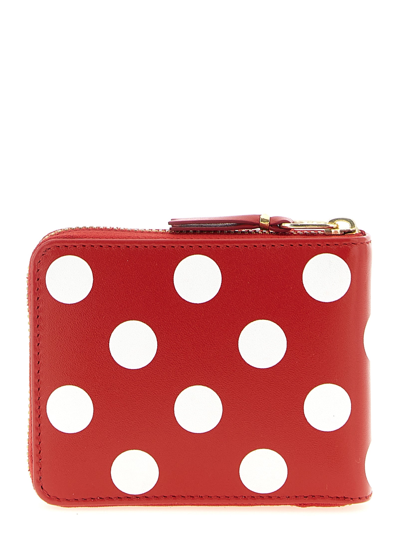 Comme Des Garcons Wallet Polka Dots Printed Wallet