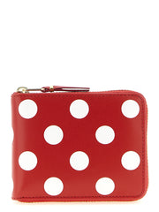Comme Des Garcons Wallet Polka Dots Printed Wallet