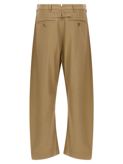 Comme Des Garҫons Homme Curved Leg Pants