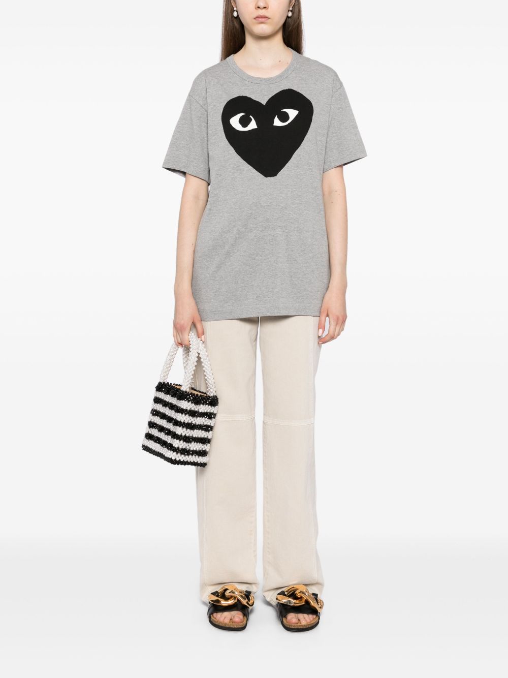 Comme des Garcons T-shirts and Polos Grey-Topwear-Comme Des Garcons-L-Urbanheer
