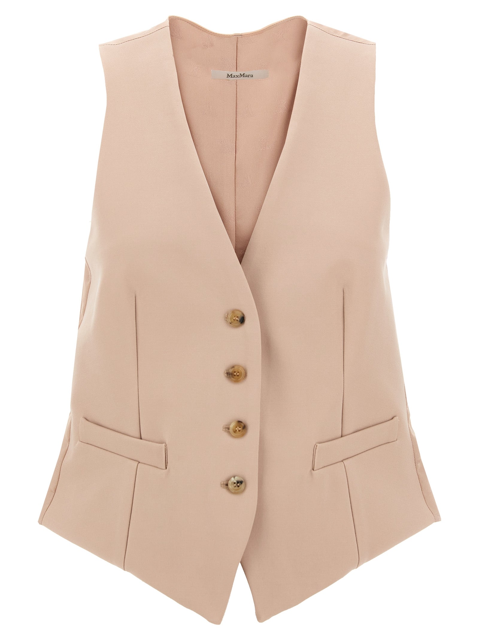 Compact Viscose Jersey Vest with Pockets for Comfort