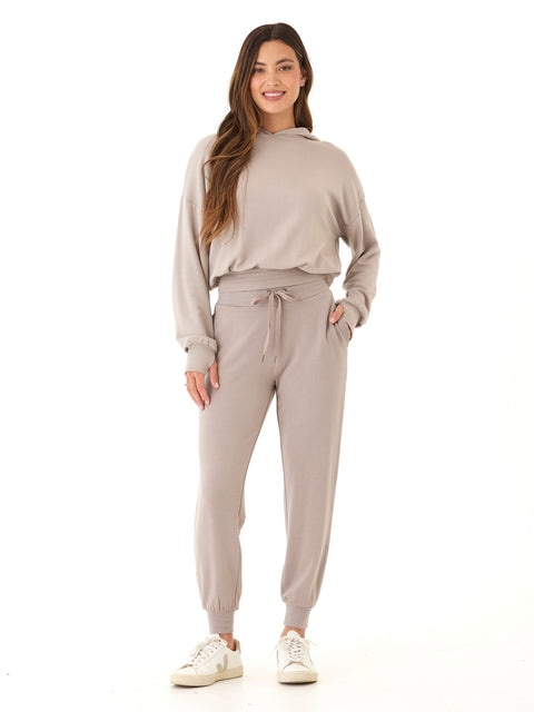 Connie Feather Fleece Jogger