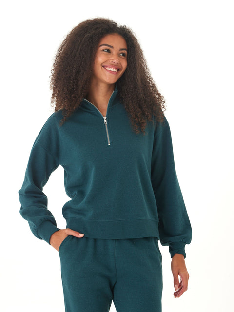 Constance Tribend Fleece Half Zip Pullover