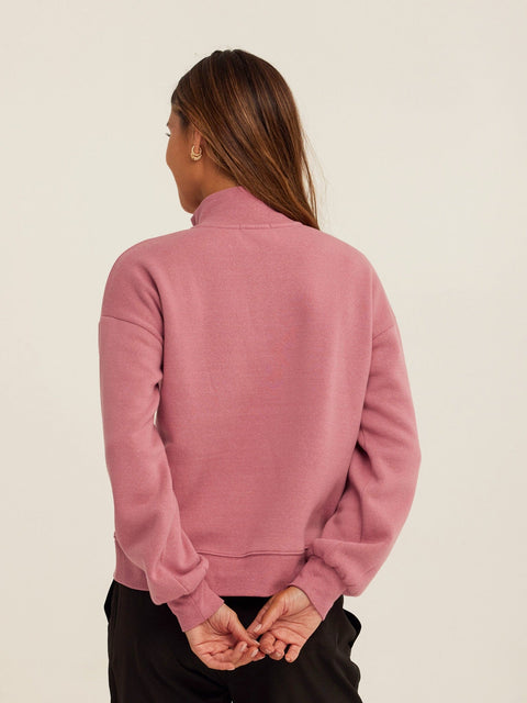 Constance Triblend Fleece Half Zip Pullover