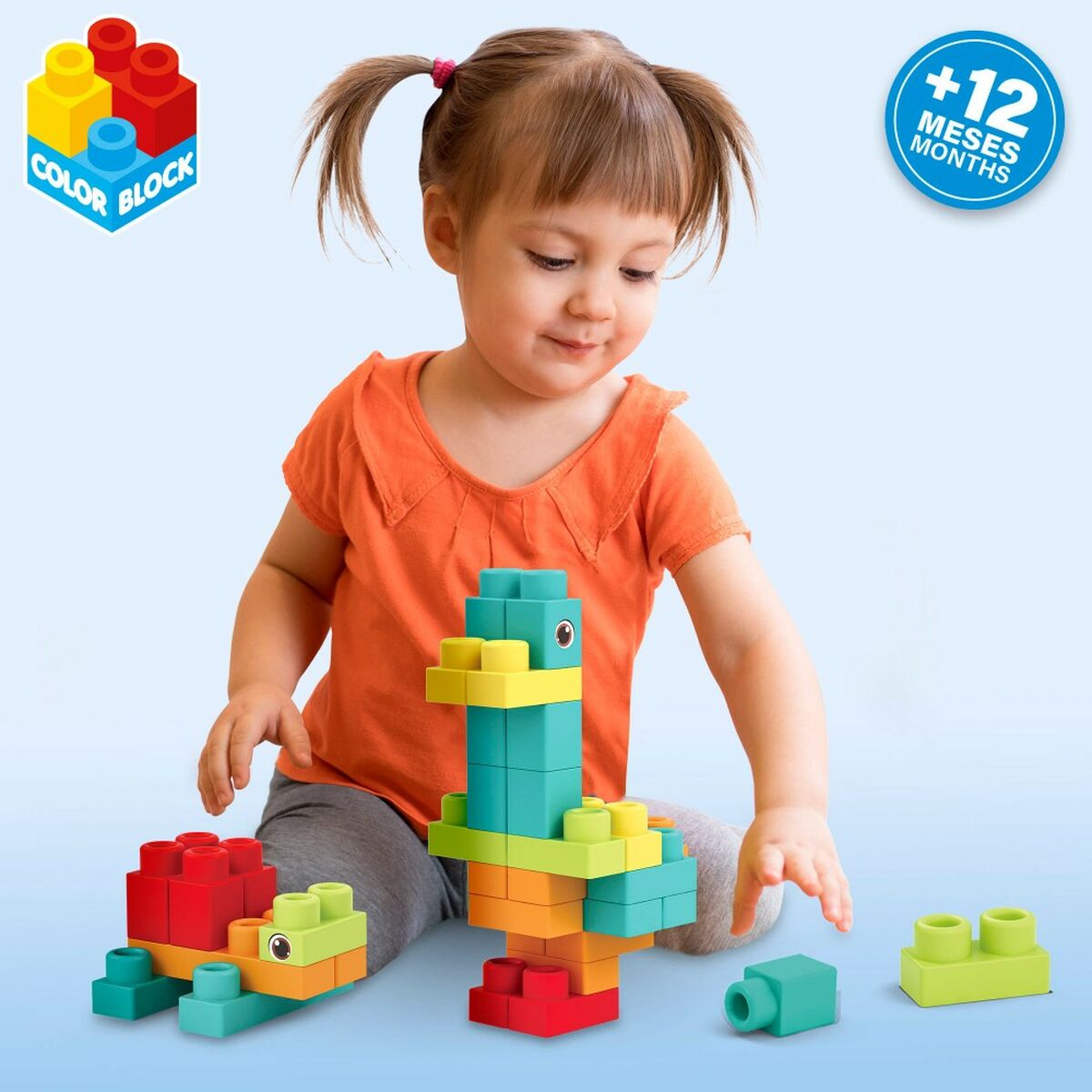 Construction set Color Block Bag 36 Pieces (6 Units)-Toys and games-Color Block-Urbanheer