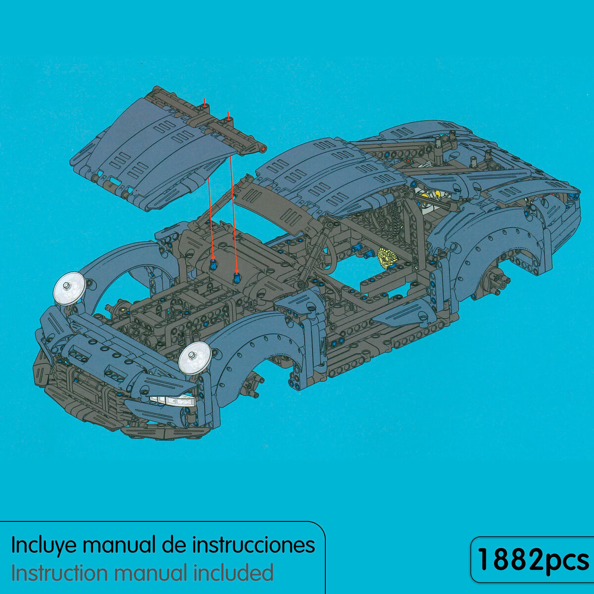 Construction set IM Master 1882 Pieces-Toys and games-IM Master-Urbanheer