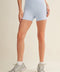 Contour Biker Shorts - Blue