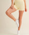Contour Biker Shorts - Lemon