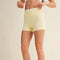 Contrast Binding Biker Shorts