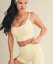 Contrast Contour Top - Lemon