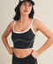 Contrast Contour Top - Black