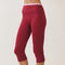 Contrast Waist Capri Leggings